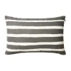 Coussin extérieur Block Stripe 40x60 cm, Grey-off white