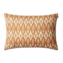 Coussin Ikat Delhi Outdoor 40x60cm, Beige-aprikosorange