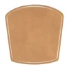Coussin pour chaise de bar/chaise junior ZigZag, Cuir collé chameau