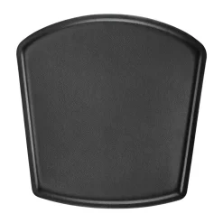 Coussin pour chaise de bar/chaise junior ZigZag, Cuir collé noir