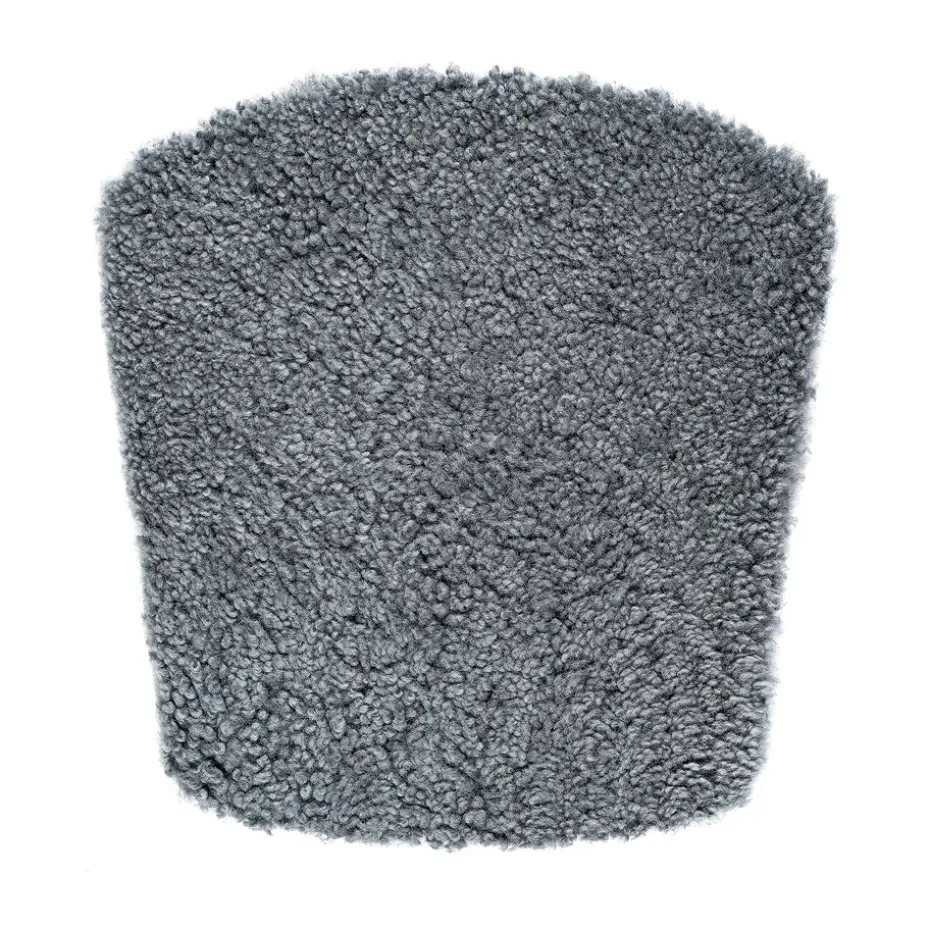 Coussin pour chaise de bar/chaise junior ZigZag, Peau de mouton graphite