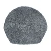 Coussin pour chaise longue ZigZag, Peau de mouton graphite