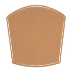 Coussin pour chaise ZigZag, Cuir collé chameau