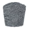 Coussin pour chaise ZigZag, Peau de mouton graphite