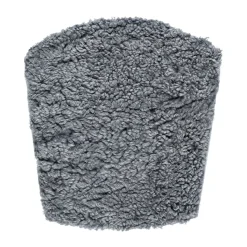 Coussin pour chaise ZigZag, Peau de mouton graphite