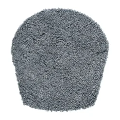 Coussin pour fauteuil/chaise de bar ZigZag, Peau de mouton graphite