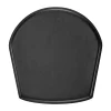 Coussin pour fauteuil/chaise de bar ZigZag, Cuir collé noir