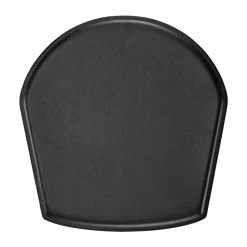 Coussin pour fauteuil/chaise de bar ZigZag, Cuir collé noir