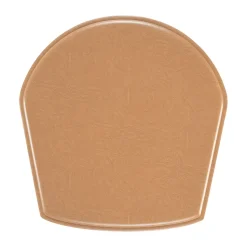Coussin pour fauteuil/chaise de bar ZigZag, Cuir collé chameau