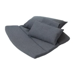 Coussins pour fauteuil lounge Breeze dossier haut, Cane-line Natté black