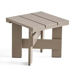 Crate Low Table 45x45x40 cm pin laqué, London fog