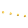 Crochet petit Classic, lot de 4, Sun yellow