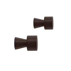 Crochet Pin Lot de 2, Marron