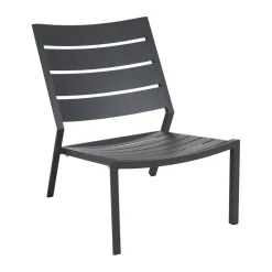 Delia fauteuil lounge, Anthracite