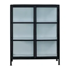 Depot vitrine 90x40x110 cm, Noir-blanc