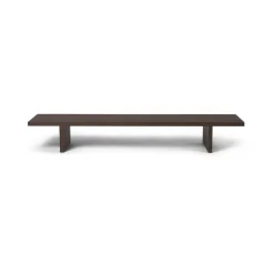 display table Table d'appoint Kona, Dark stained oak veneer
