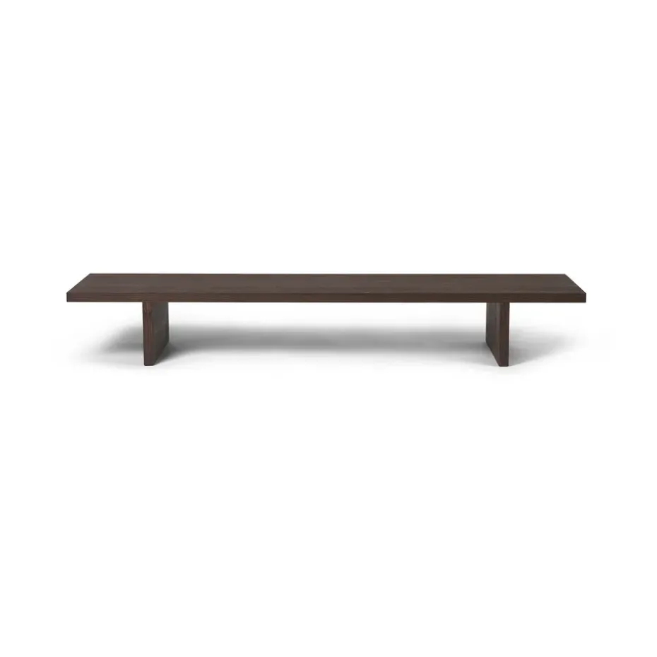 display table Table d'appoint Kona, Dark stained oak veneer