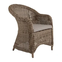 Eads avec coussin d'assise, Nature-beige