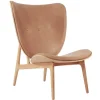 Elephant lounge leather chêne, Dunes camel