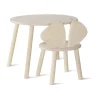 Ensemble Mouse chaise haute + table, Bouleau