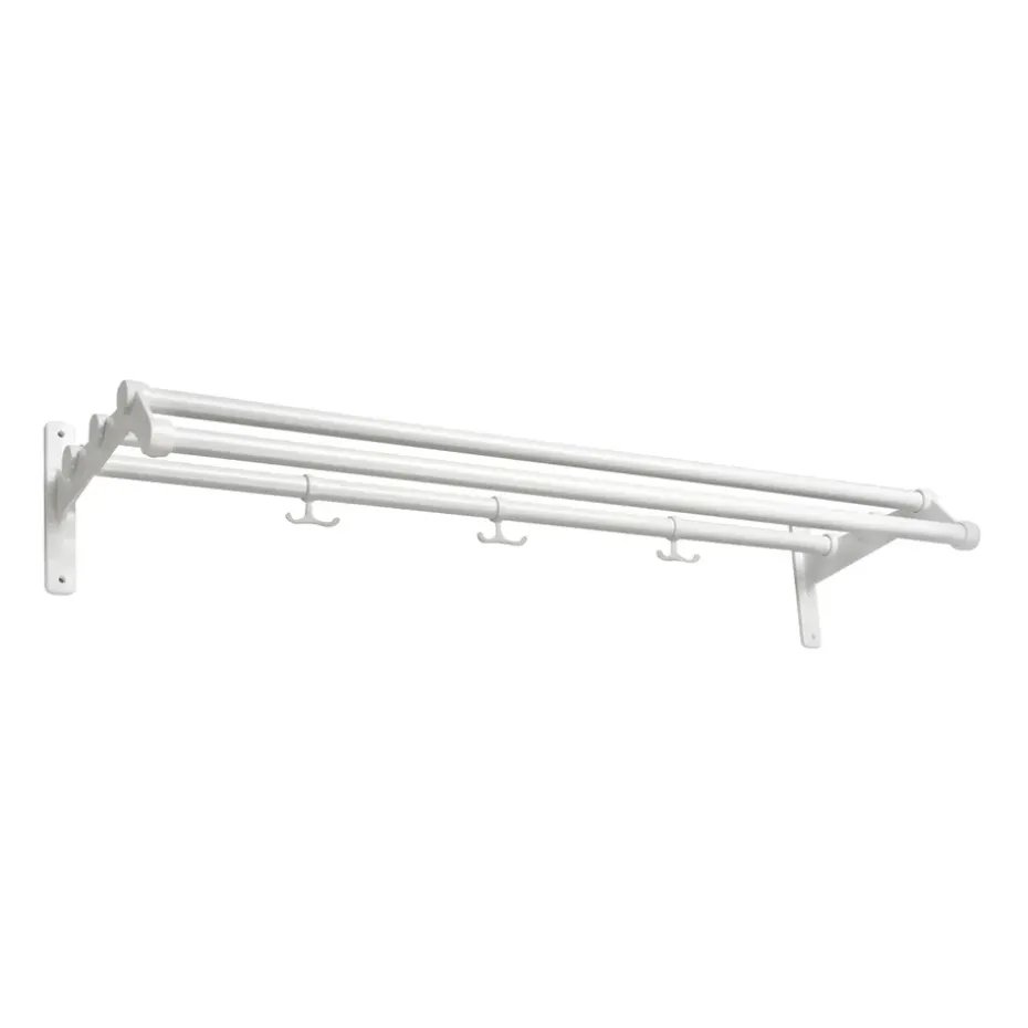 Etagère à chapeaux Nostalgi 291 100 cm, Blanc-blanc