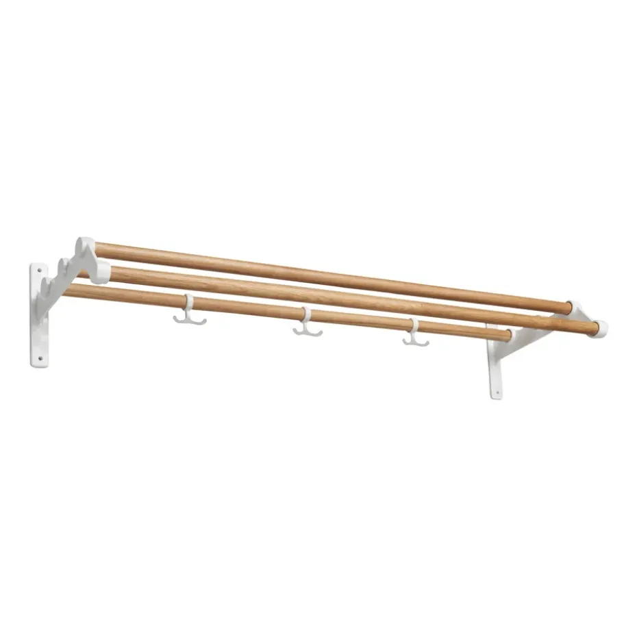 Etagère à chapeaux Nostalgi 291 100 cm, Chêne-blanc