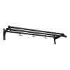 Etagère à chapeaux Nostalgi 291 100 cm, Noir-noir