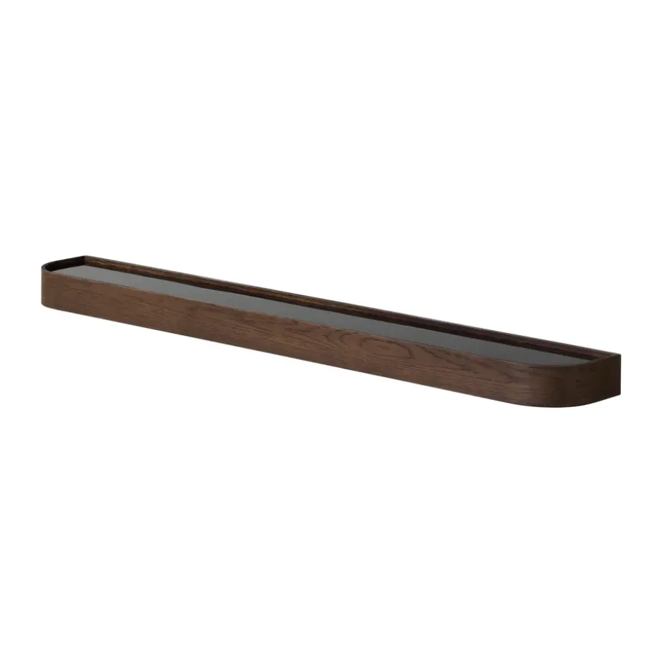 Etagère Epoch 150 cm, Dark stained oak-black
