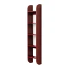 Etagère murale Flaneaur 27x128 cm, Burgundy