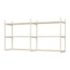 Etagère murale Portal 158 cm, Off-white
