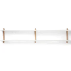 Etagère Nivo C, Chêne clair-blanc