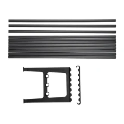 Extension de banc Nostalgi 100 cm, Noir