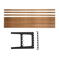 Extension de banc Nostalgi 100 cm, Bambou-noir