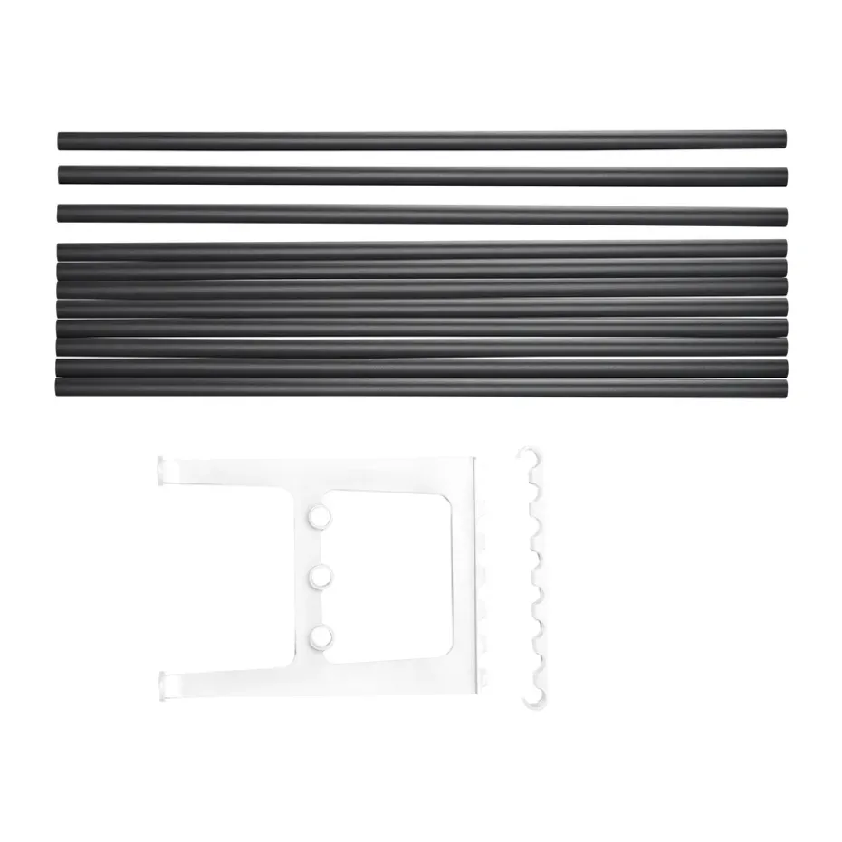 Extension de banc Nostalgi 100 cm, Noir-blanc