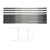 Extension de banc Nostalgi 100 cm, Chrome-blanc
