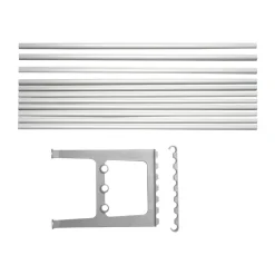 Extension de banc Nostalgi 100 cm, Aluminium