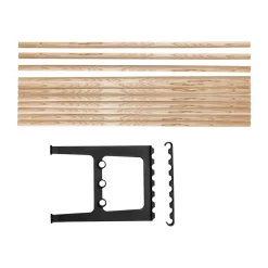 Extension de banc Nostalgi 100 cm, Frêne-noir