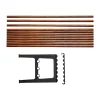 Extension de banc Nostalgi 100 cm, Noyer-noir