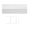 Extension de banc Nostalgi 100 cm, Blanc
