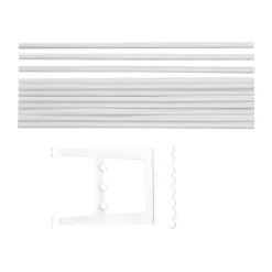 Extension de banc Nostalgi 100 cm, Blanc
