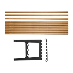 Extension de banc Nostalgi 100 cm, Chêne-noir