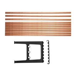 Extension de banc Nostalgi 100 cm, Cuivre-noir