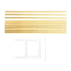 Extension de banc Nostalgi 100 cm, Bouleau-blanc