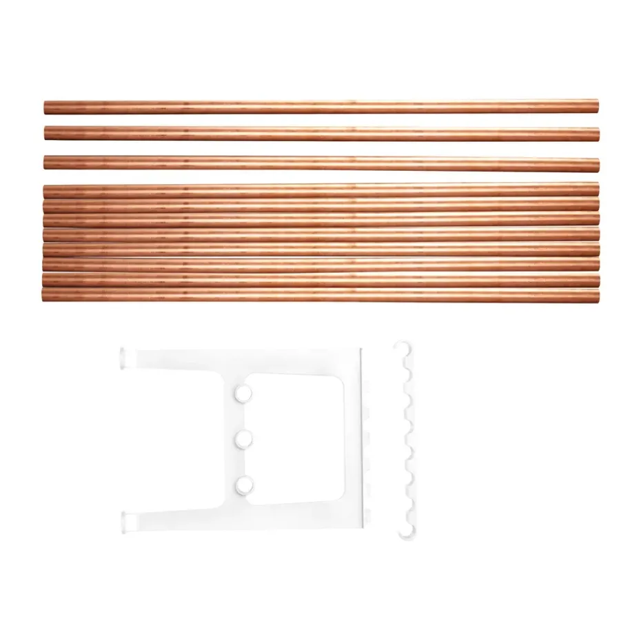 Extension de banc Nostalgi 100 cm, Cuivre-blanc