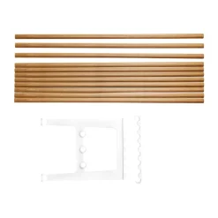 Extension de banc Nostalgi 100 cm, Chêne-blanc