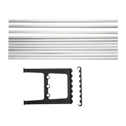 Extension de banc Nostalgi 100 cm, Aluminium-noir