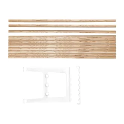 Extension de banc Nostalgi 100 cm, Frêne-blanc