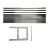 Extension de banc Nostalgi 100 cm, Chrome-aluminium