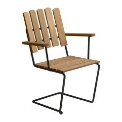 Fauteuil A2, Chêne huilé-noir