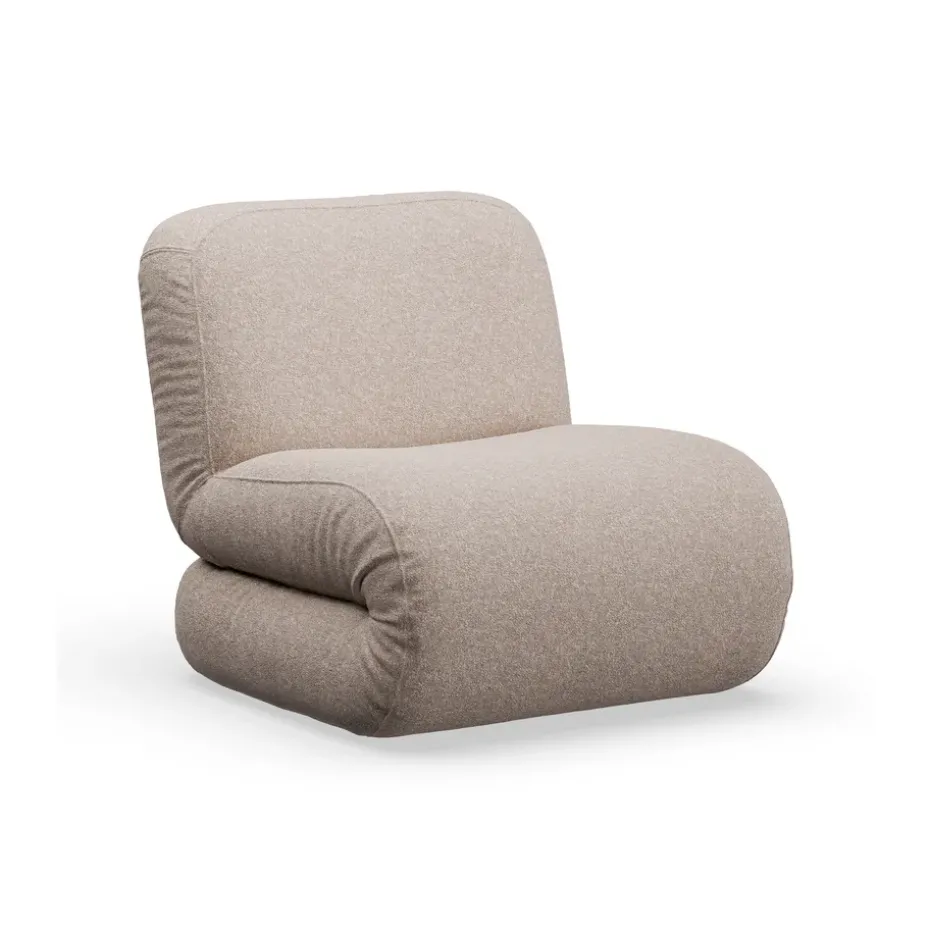 Fauteuil BAU, Zero Beige, droit